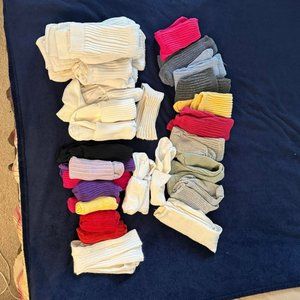 40 Pairs Slouch Scrunch Turn Cuff socks